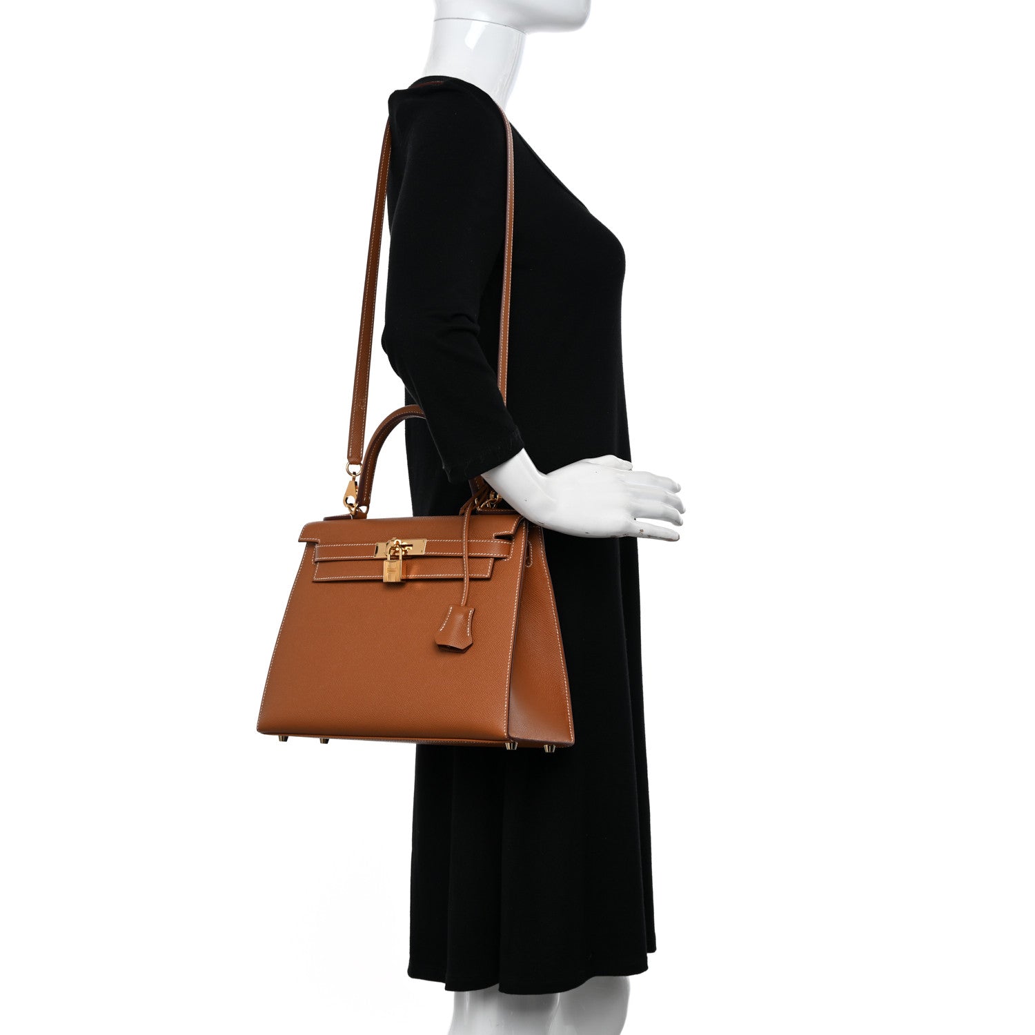 Hermes Epsom Kelly Sellier 28 Gold 2 of 13