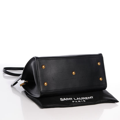 Saint Laurent Calfskin Small Classic Y Cabas Black 4 of 9