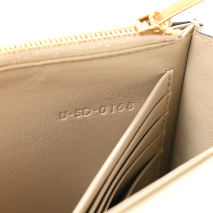 Celine Smooth Lambskin Frame Evening Chain Clutch Grey Storm 8 of 11