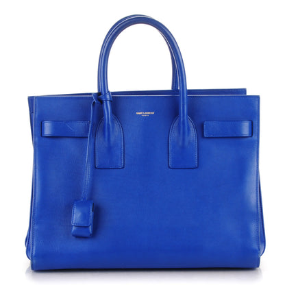 Saint Laurent Calfskin Small Sac De Jour Outremer 1 of 9