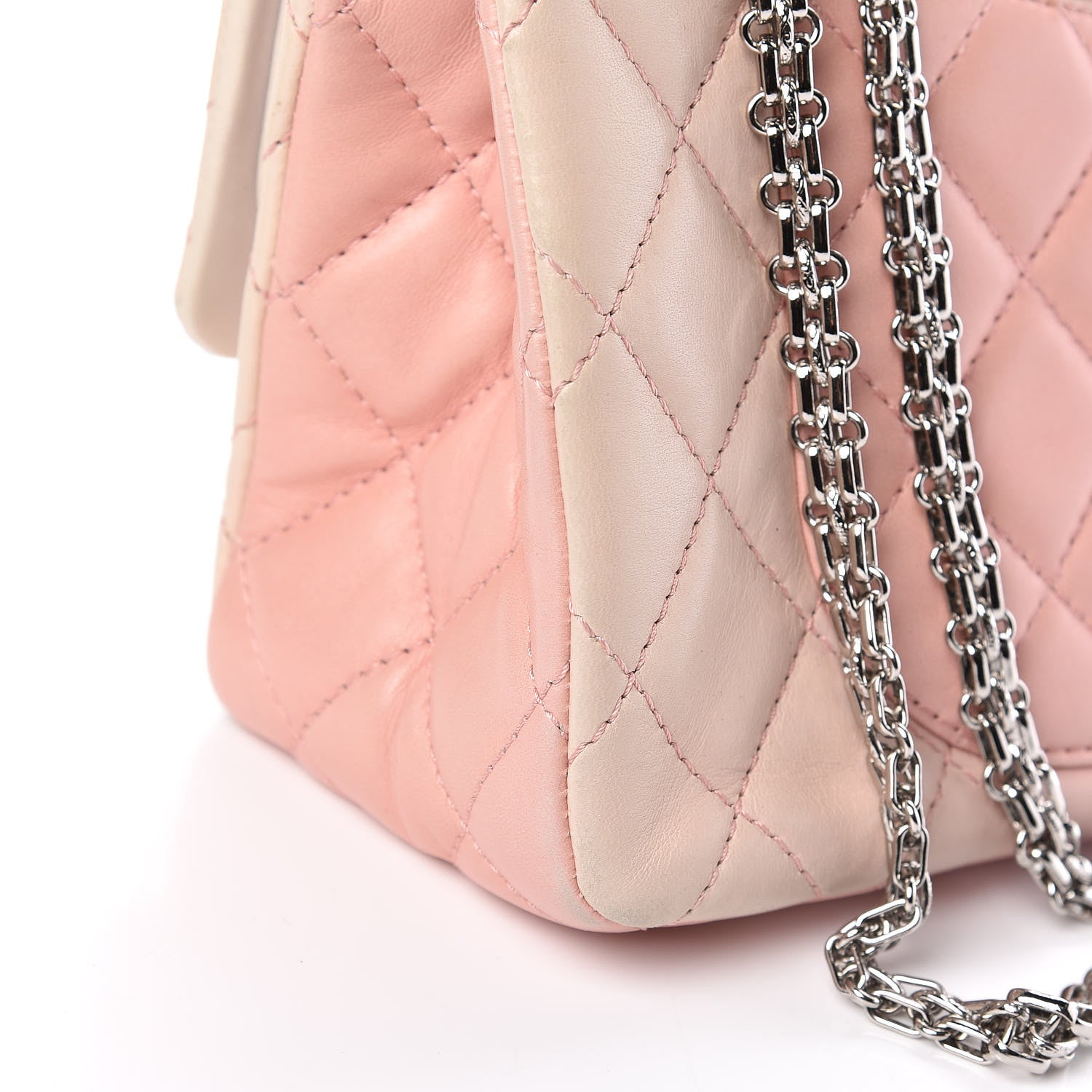 Chanel Lambskin Degrade Quilted 2.55 Reissue 227 Flap Pink 20 of 28