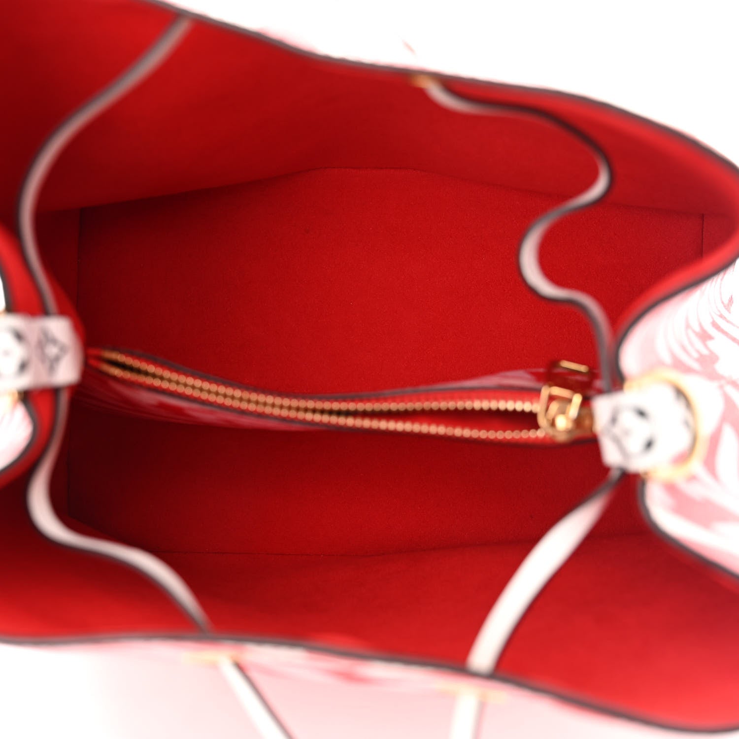 Louis Vuitton Monogram Giant Crafty NeoNoe MM Rouge Rose Creme 5 of 9