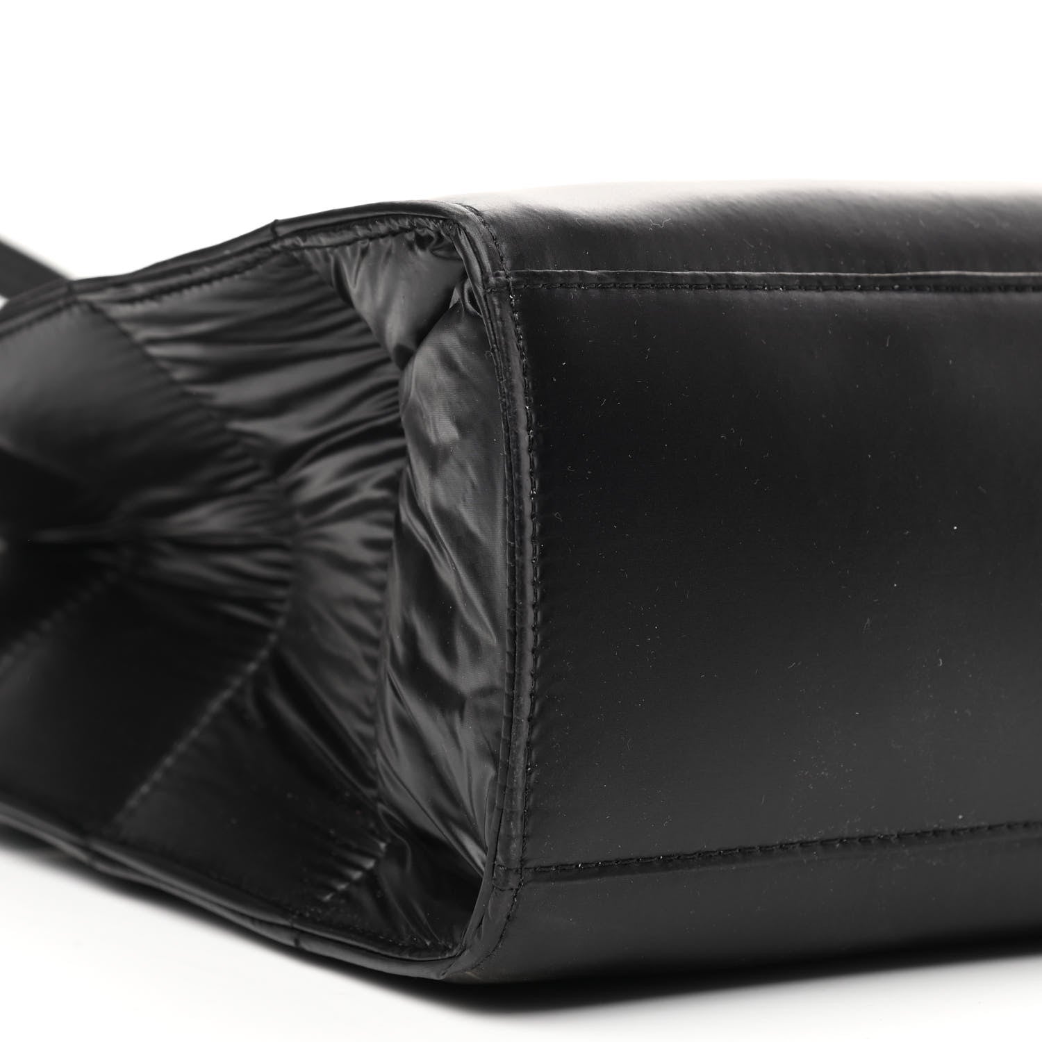 Telfar Nylon Medium Puff Shopping Bag Black 8 of 11