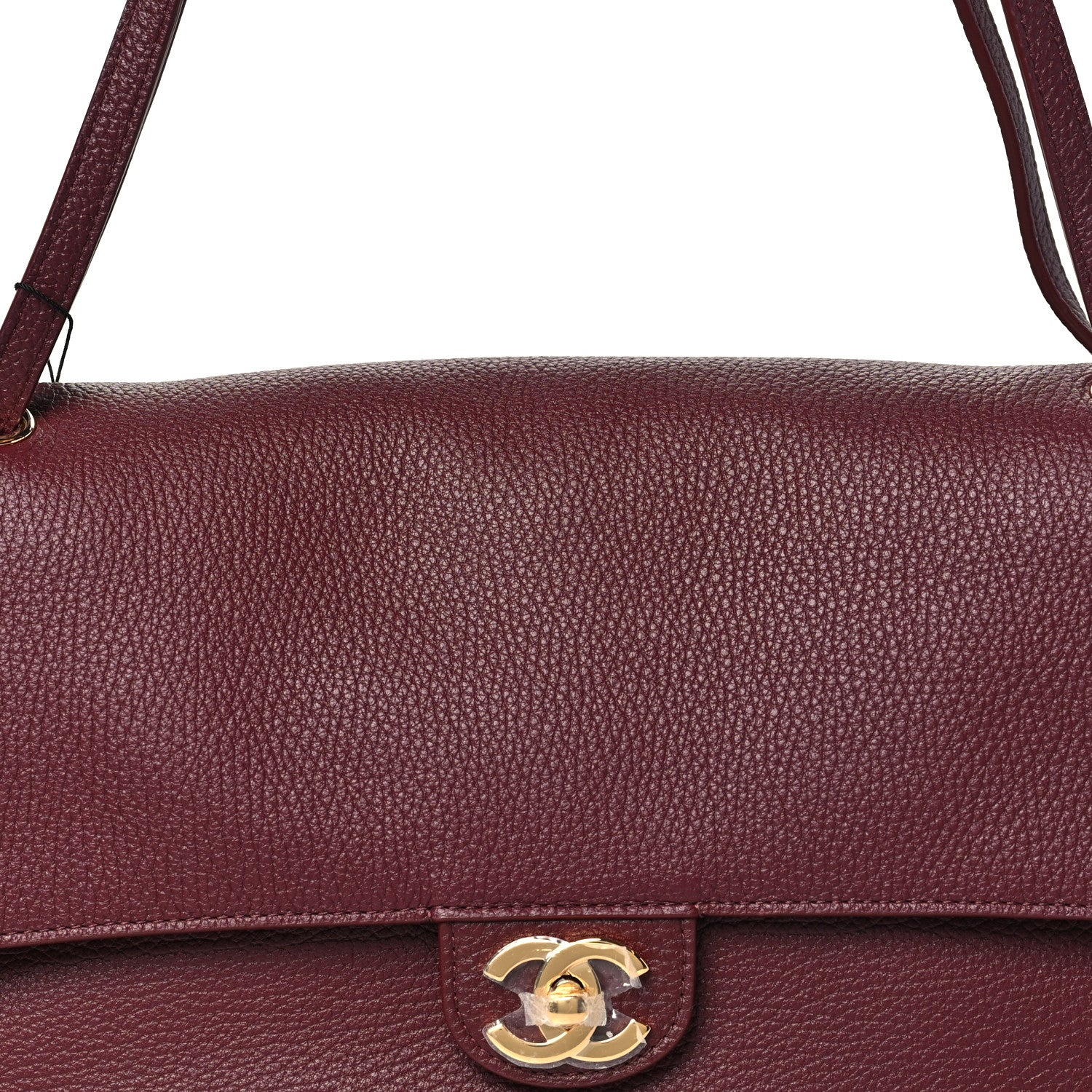 Chanel Grained Calfskin Small Souplissimo Maxi Flap Burgundy 8 of 11
