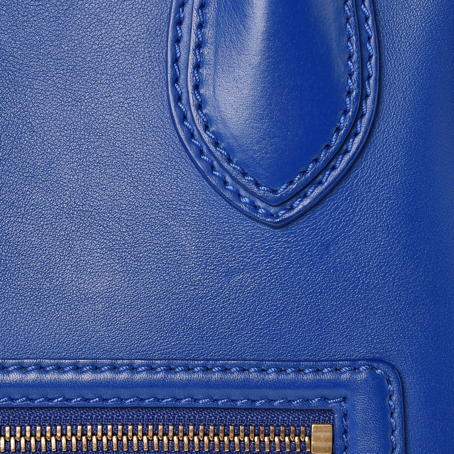 Smooth Calfskin Mini Luggage Royal Blue