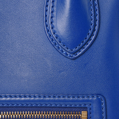 Celine Smooth Calfskin Mini Luggage Royal Blue 10 of 15