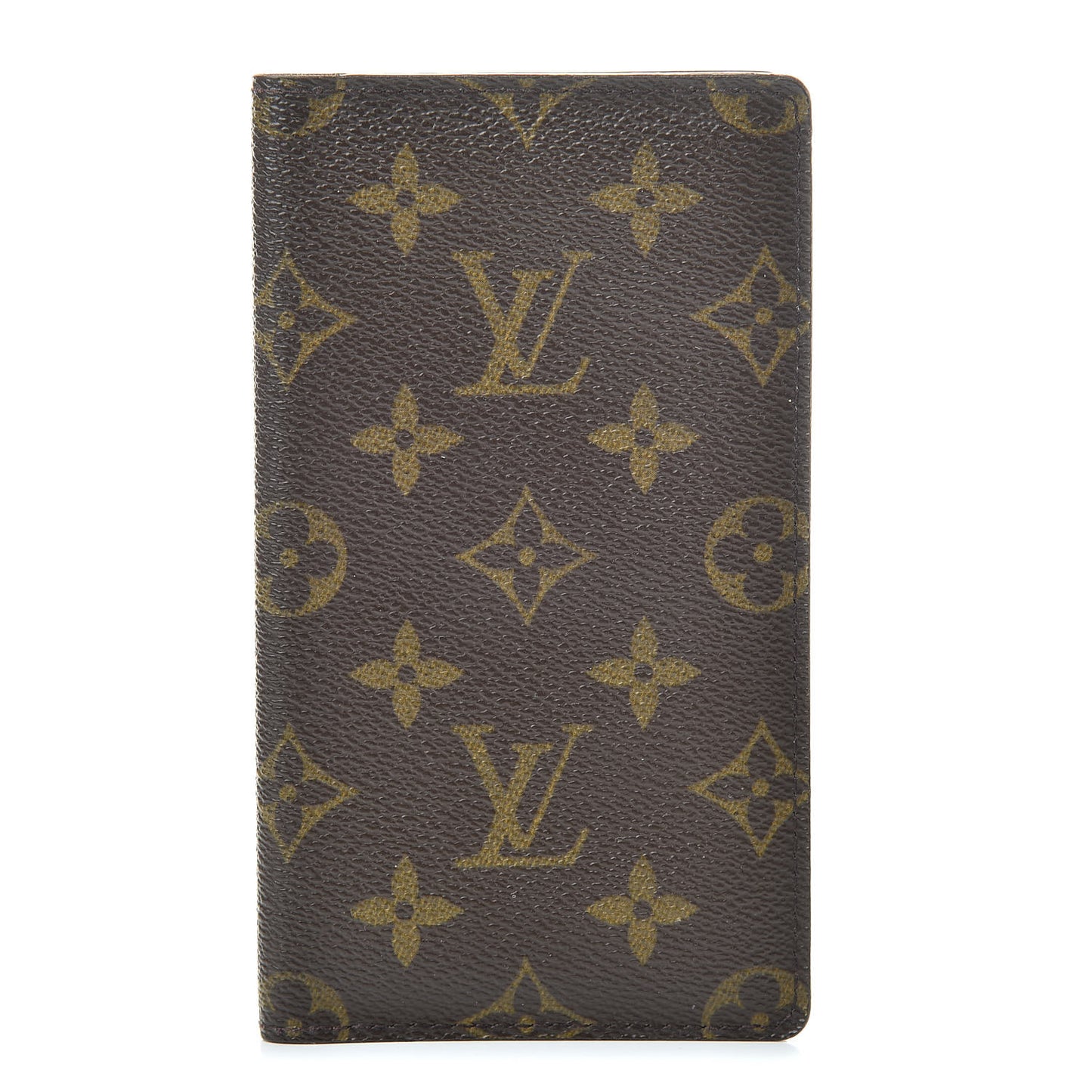 Monogram Checkbook Holder Case Wallet