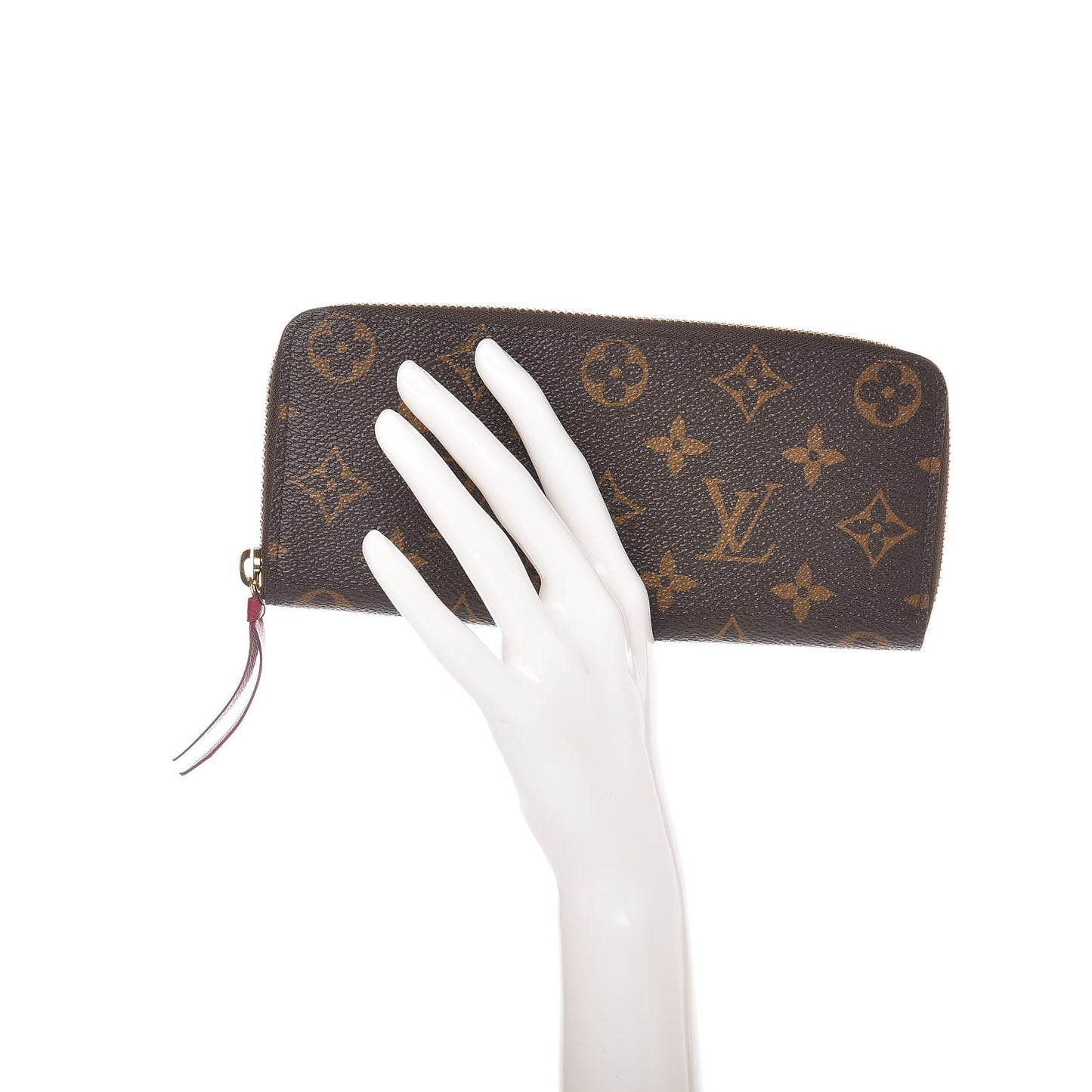 Monogram Clemence Wallet Fuchsia