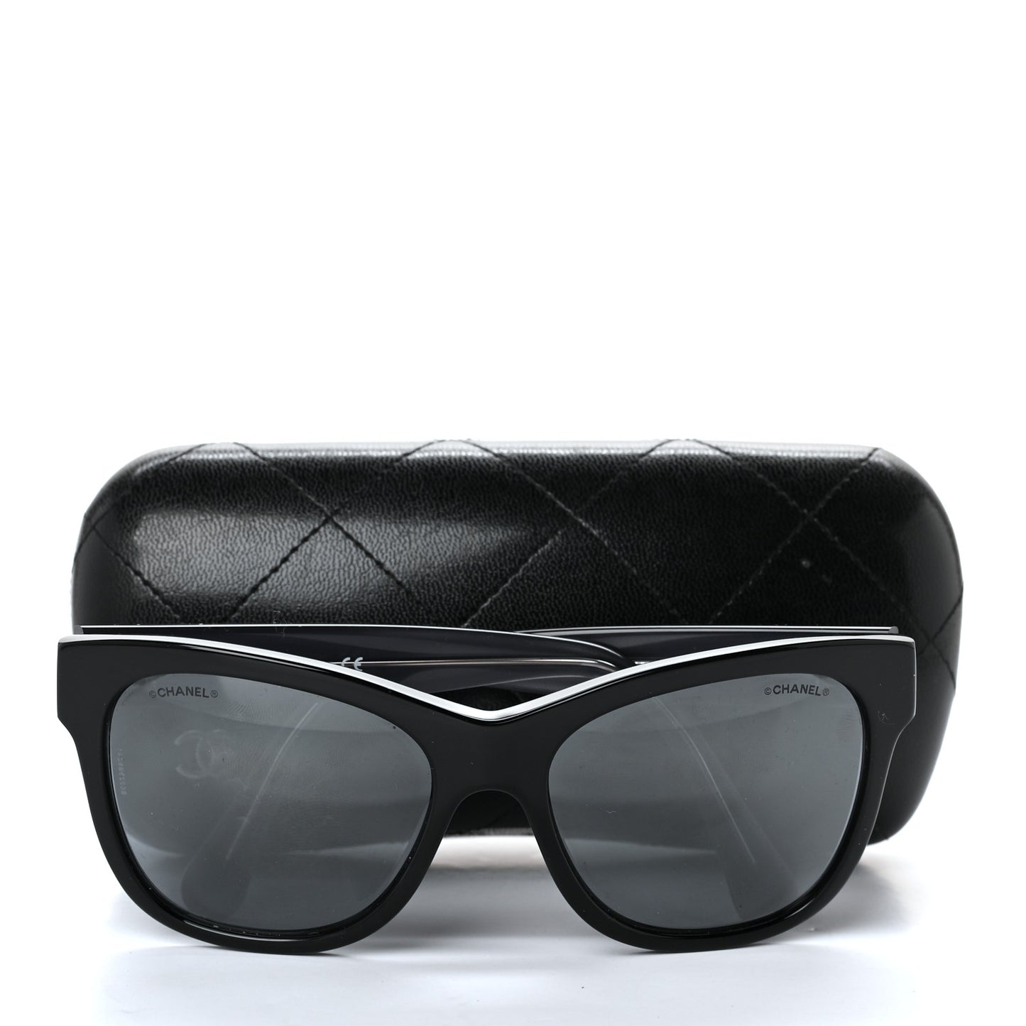 Acetate Polarized Square CC Sunglasses 5380 Black