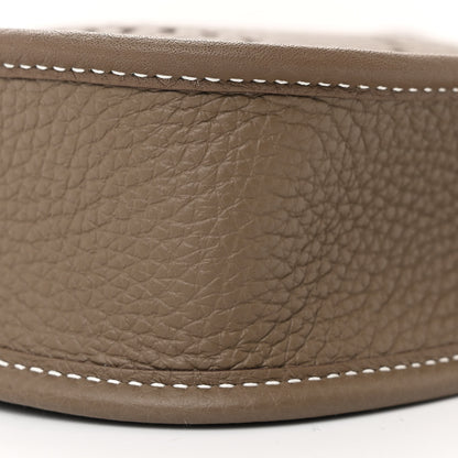 Hermes Taurillon Clemence Amazone Evelyne TPM Etoupe Bleu Indigo 10 of 11