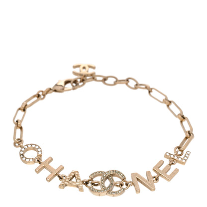 Chanel Metal Logo CC Chain Bracelet Gold 1 of 5