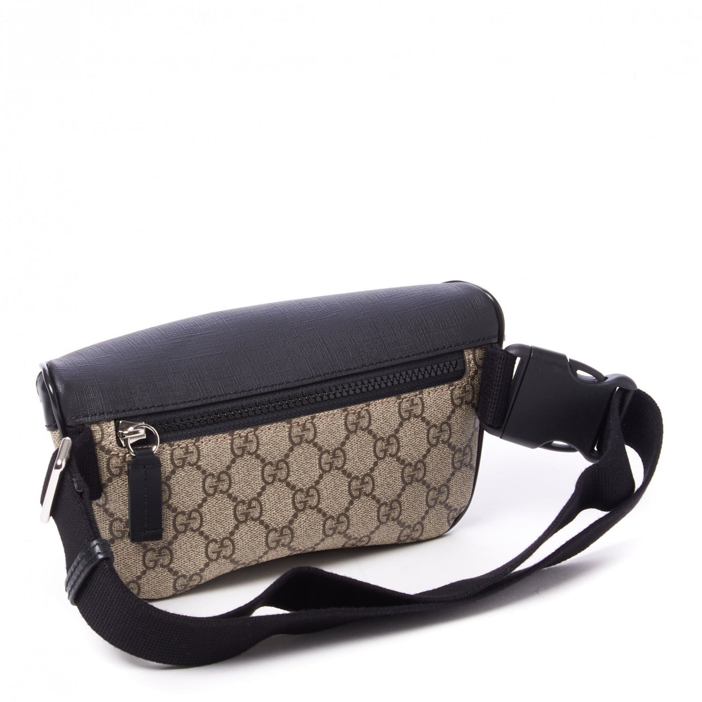 GG Supreme Monogram Belt Bag Black