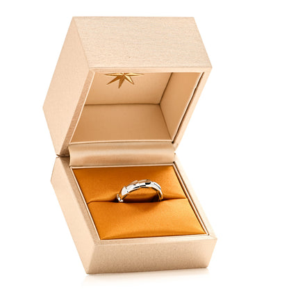 Bulgari 18K White Gold Serpenti Viper Thick Wedding Band Ring  56 7.5 6 of 6