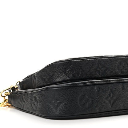 Louis Vuitton Empreinte Monogram Giant Multi Pochette Accessories Black 8 of 9