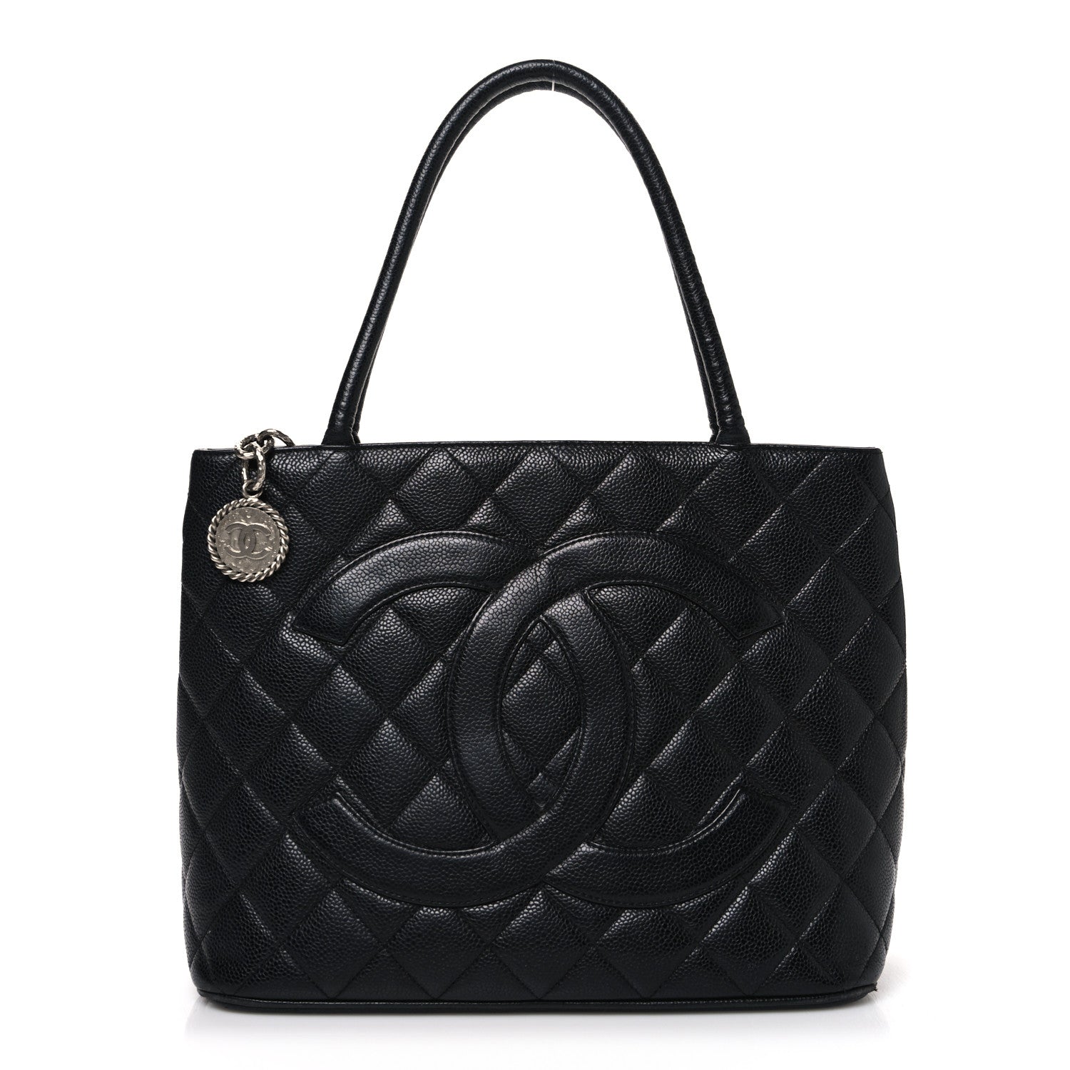 Chanel Caviar Quilted Medallion Tote Black 1 of 11