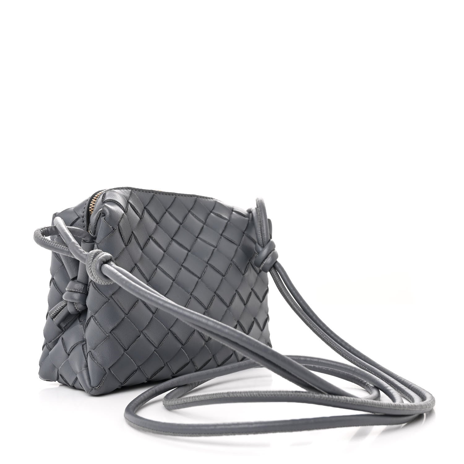 Bottega Veneta Nappa Intrecciato Mini Loop Camera Bag Thunder 3 of 10