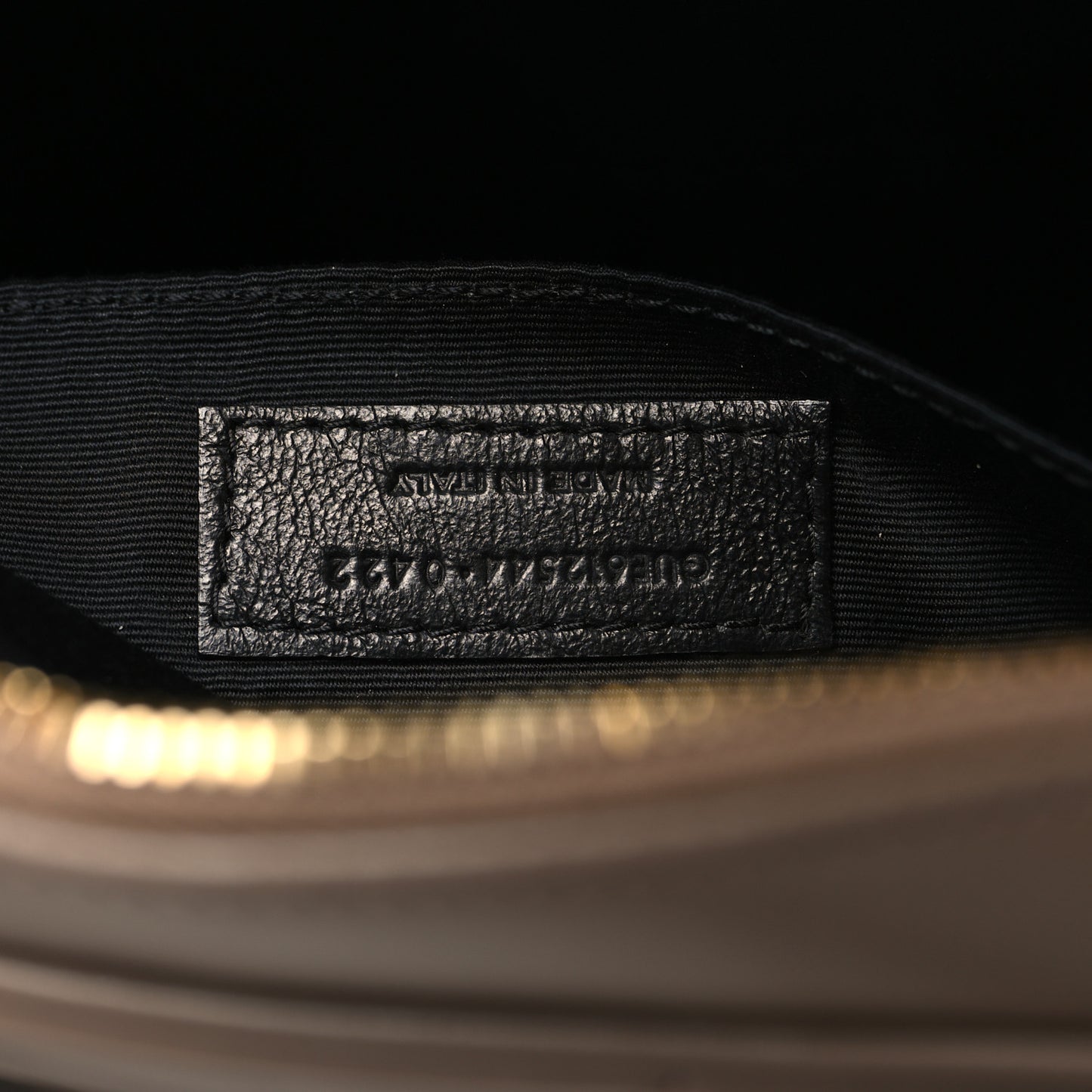 Calfskin Matelasse Monogram Lou Camera Bag Taupe