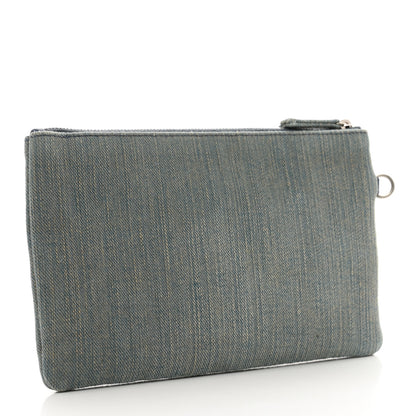 Chanel Denim Chanel 22 Removable Pouch Blue 3 of 6