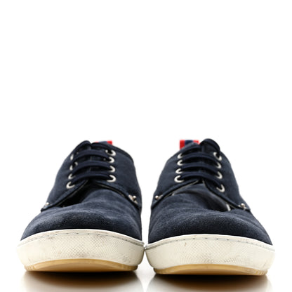 Louis Vuitton Suede Cotton Team Derby Sneakers 5 Marine 2 of 14