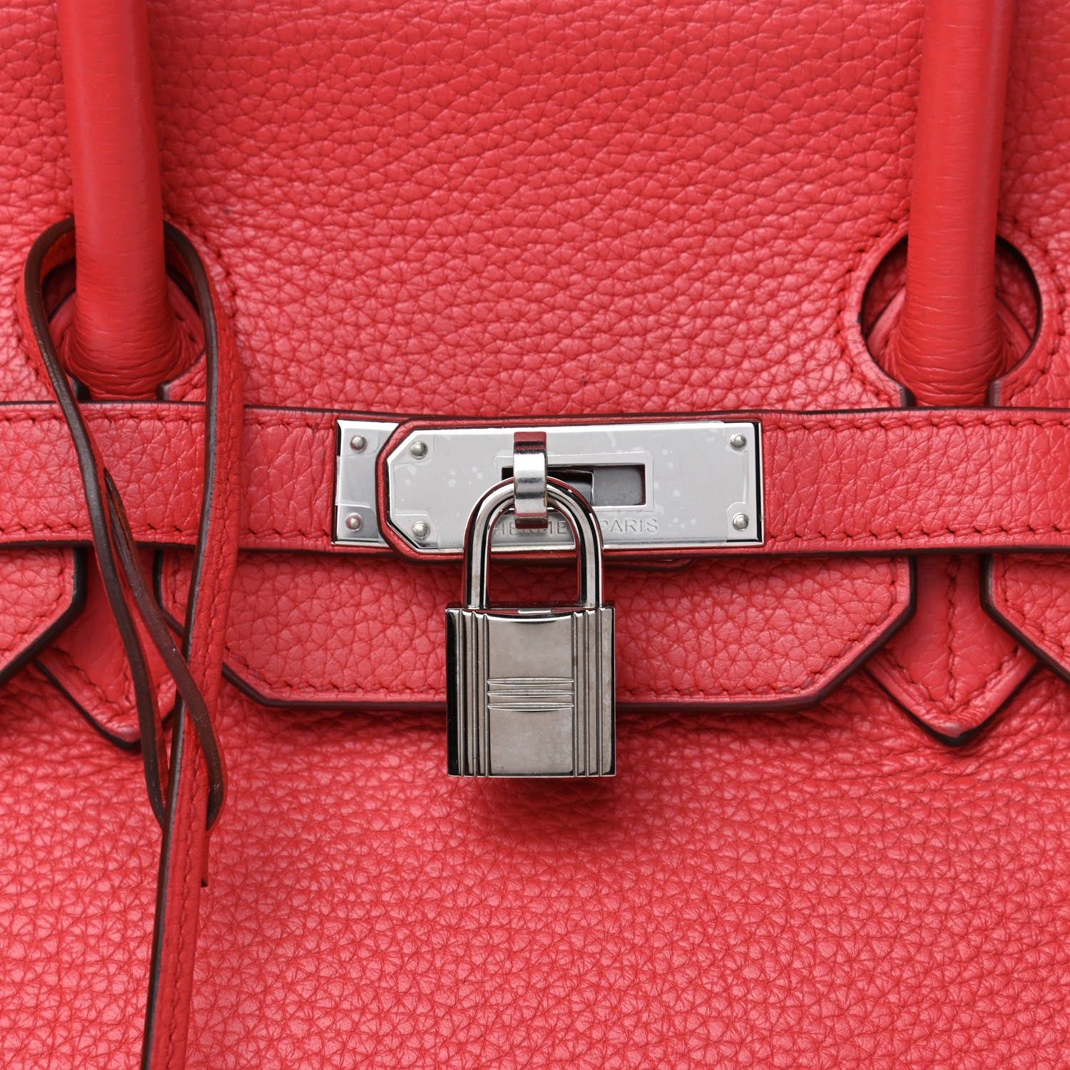 Hermes Taurillon Clemence Birkin 35 Bougainvillea 7 of 9
