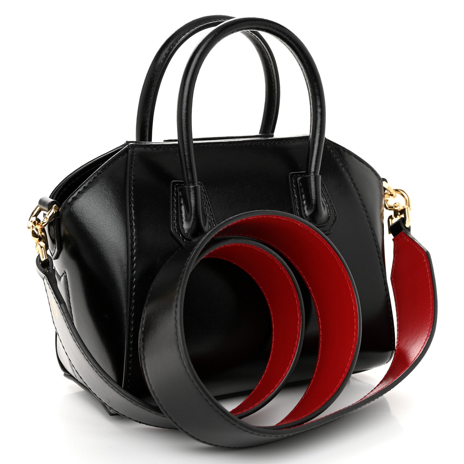 Givenchy Box Calfskin Toy Antigona Black Red 3 of 9