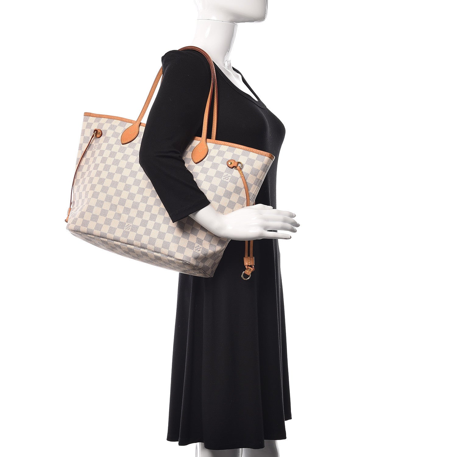 Louis Vuitton Damier Azur Neverfull MM 2 of 11
