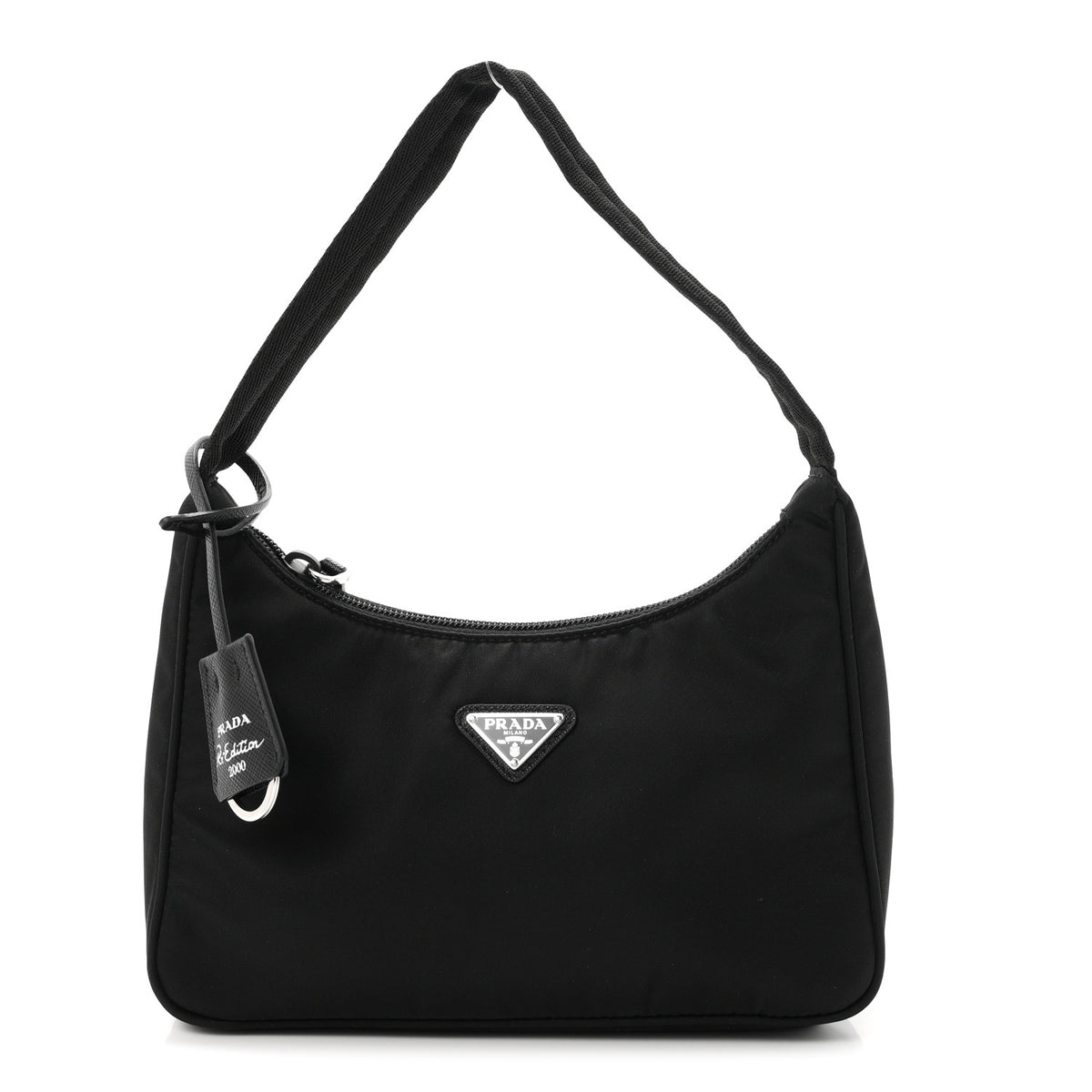 Tessuto Nylon Mini Re-Edition 2000 Bag Black