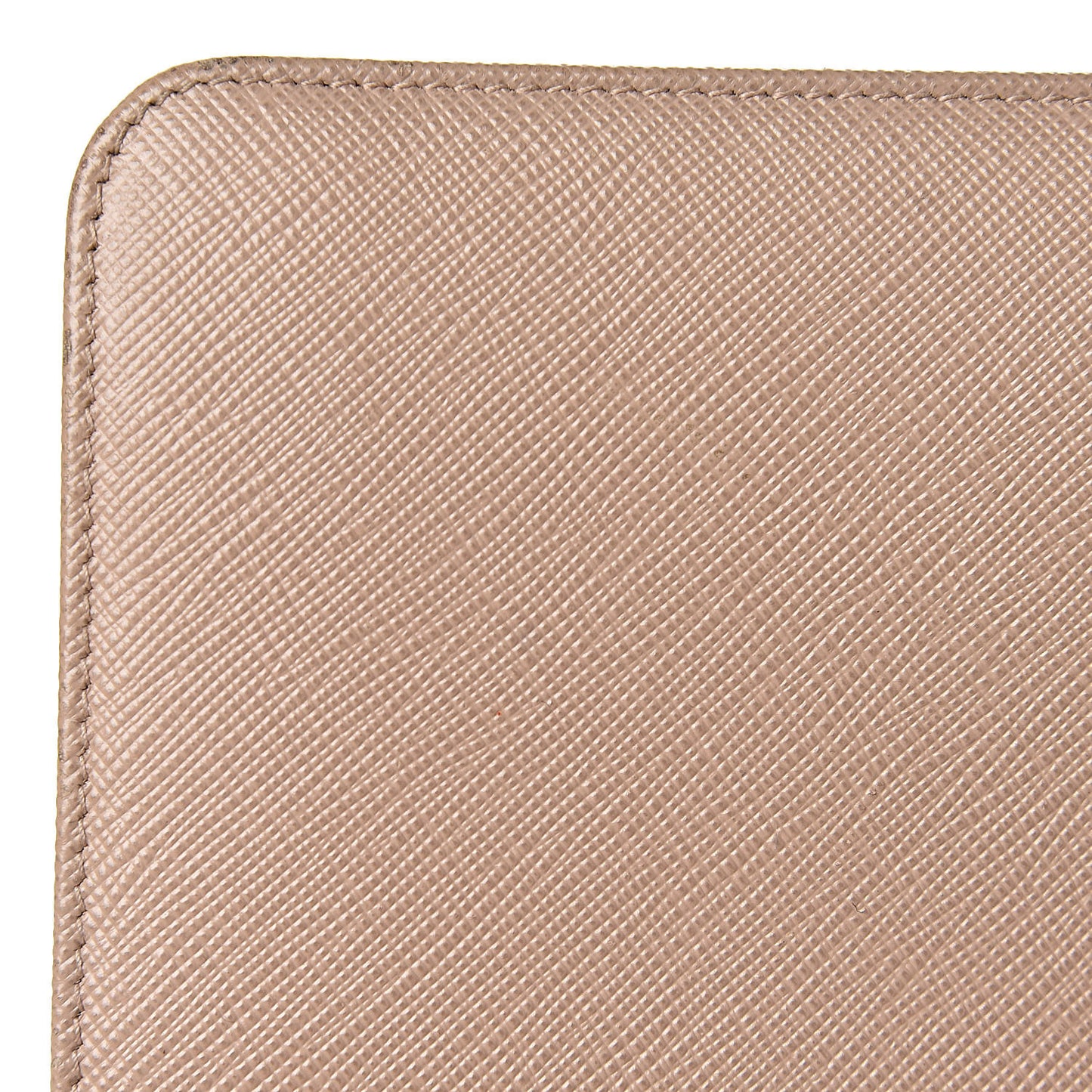 Saffiano Metal Double Snap Travel Wallet Cammeo