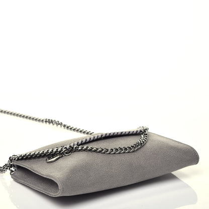 Stella McCartney Shaggy Deer Mini Falabella Crossbody Bag Grey 4 of 9