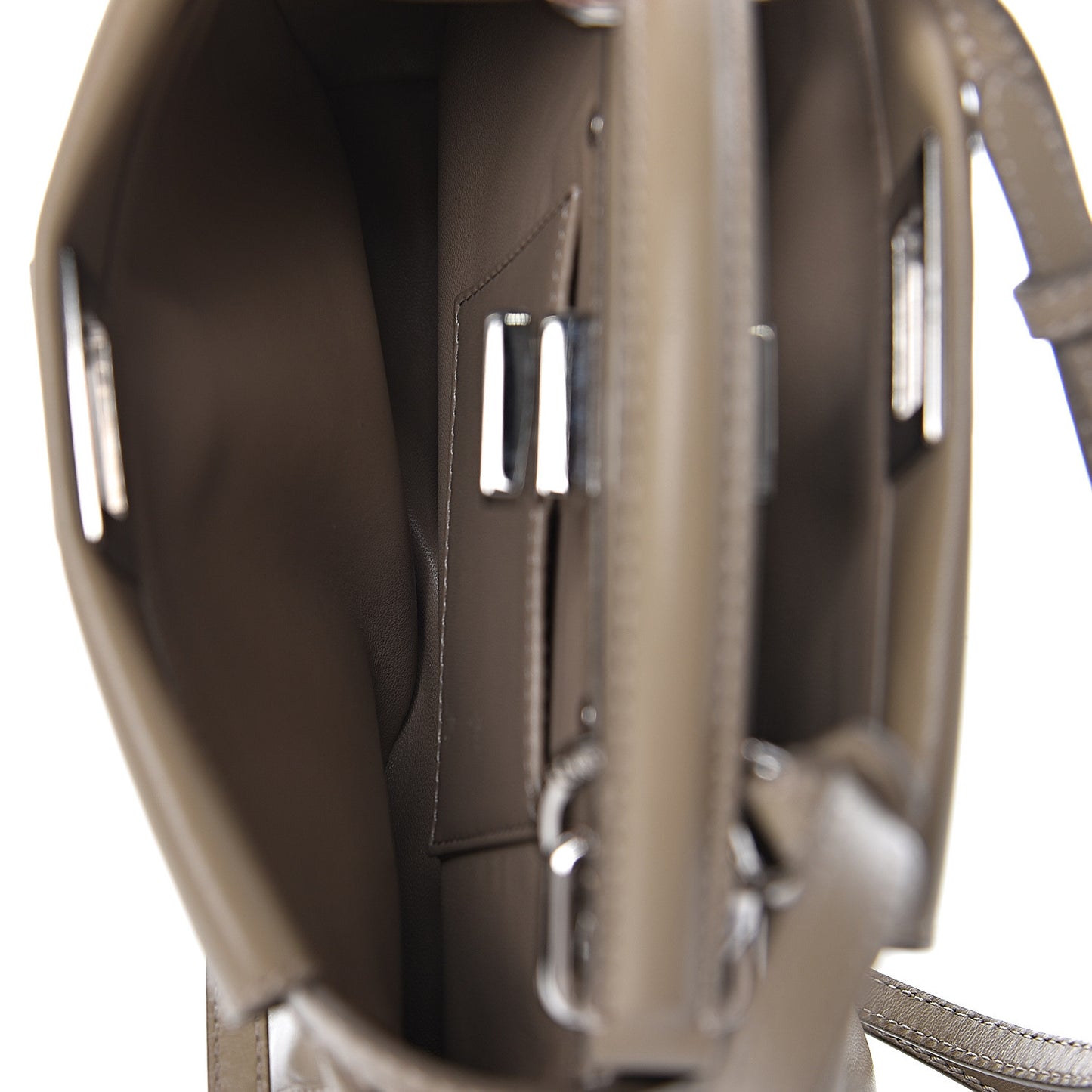 Nappa Mini Peekaboo Iconic Satchel Tortora