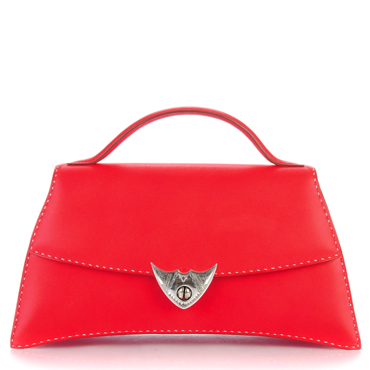 Veau Gulliver Touareg Abal Handbag Rouge Vif