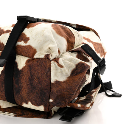 Burberry Nylon Cow Print Logo Print Backpack 8 of 8