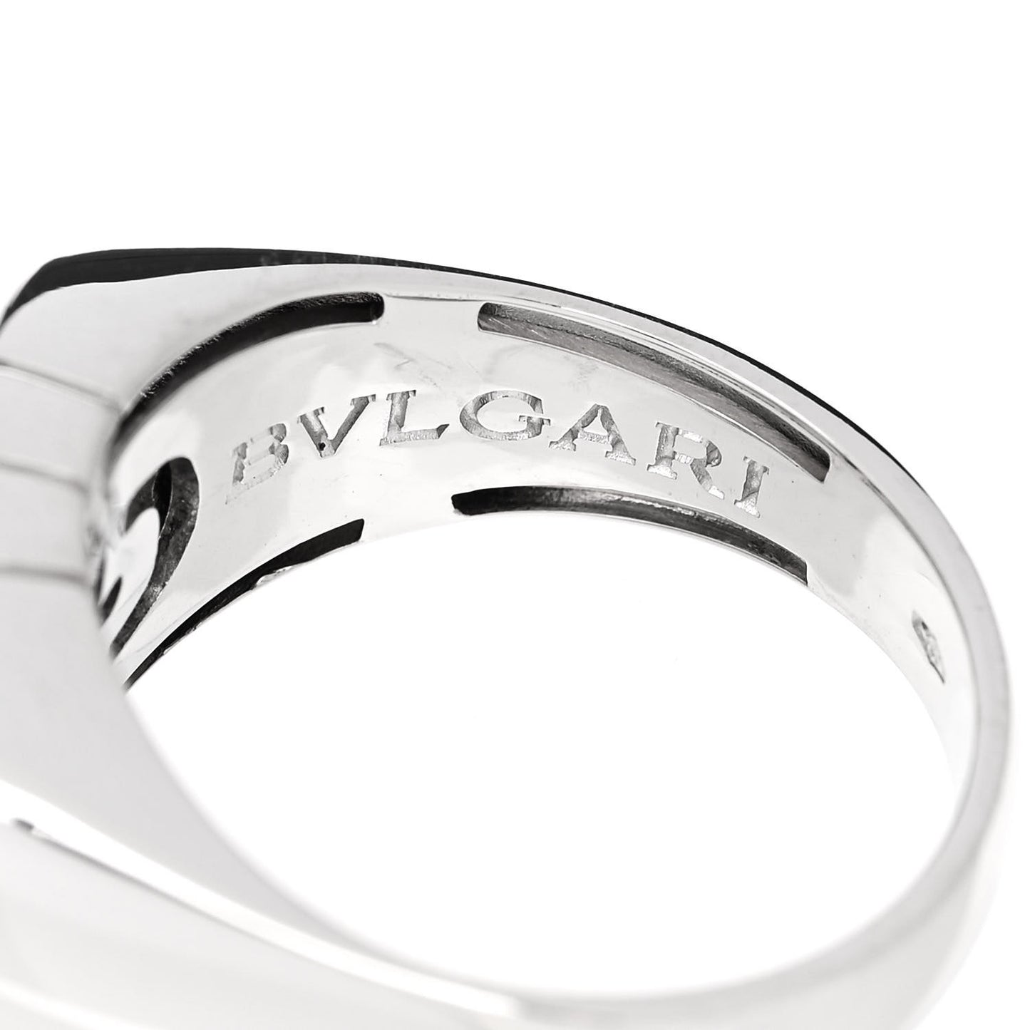 18K White Gold Parentesi Ring 53 6.5