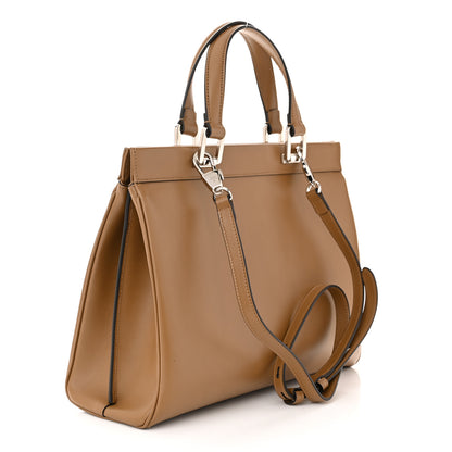 Gucci Smooth Calfskin Medium Zumi Top Handle Bag Friky Taupe 3 of 11
