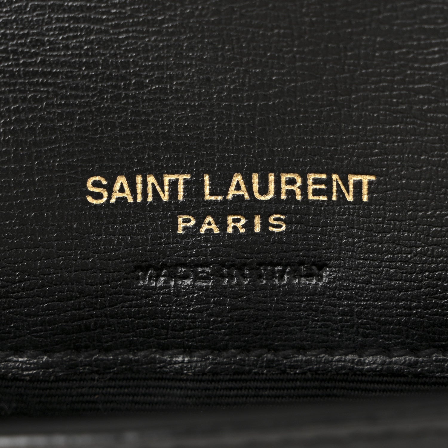 Saint Laurent Smooth Calfskin Monogram Phone Holder Crossbody Black 6 of 13