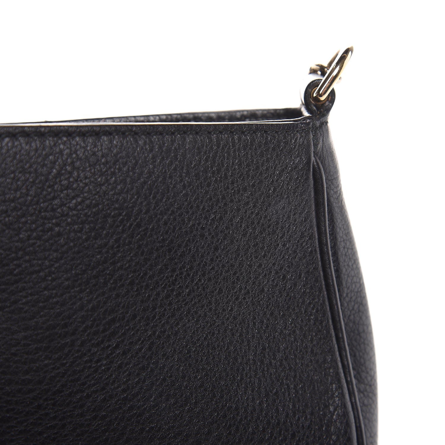 Gucci Pebbled Calfskin Medium Soho Flap Crossbody Black 12 of 17