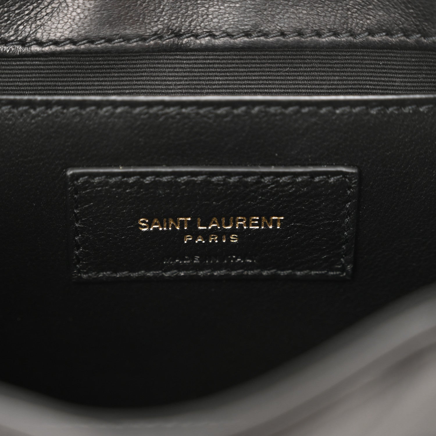 Saint Laurent Lambskin Quilted Monogram Mini Nolita Black 6 of 10