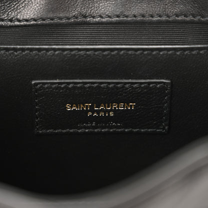 Saint Laurent Lambskin Quilted Monogram Mini Nolita Black 6 of 10