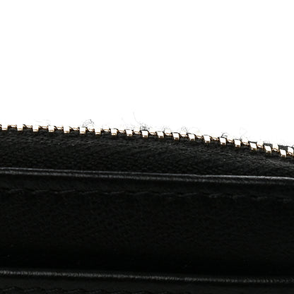 Chanel Lambskin Quilted Chanel 19 Zip Card Holder Wallet Black 8 of 9