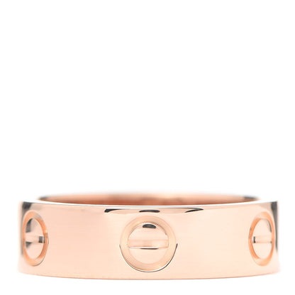 Cartier 18K Pink Gold 5.5mm LOVE Ring 52 6 3 of 4