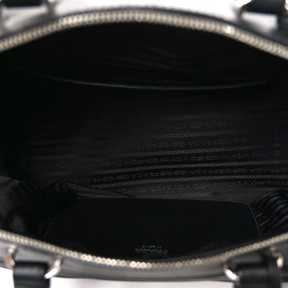 Prada Nylon Saffiano Top Handle Bag Black 5 of 9