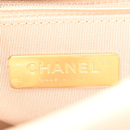 Chanel Goatskin Quilted Maxi Chanel 19 Flap Beige 6 of 11