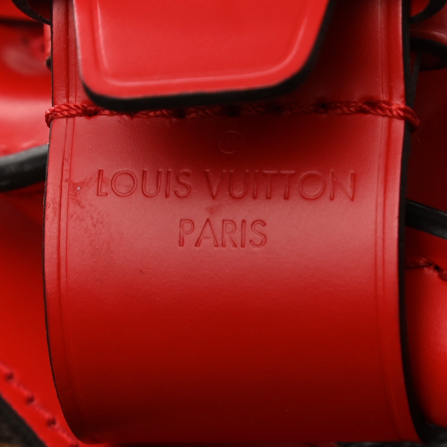 Louis Vuitton Calfskin Monogram Keepall Bandouliere 50 Coquelicot 6 of 10