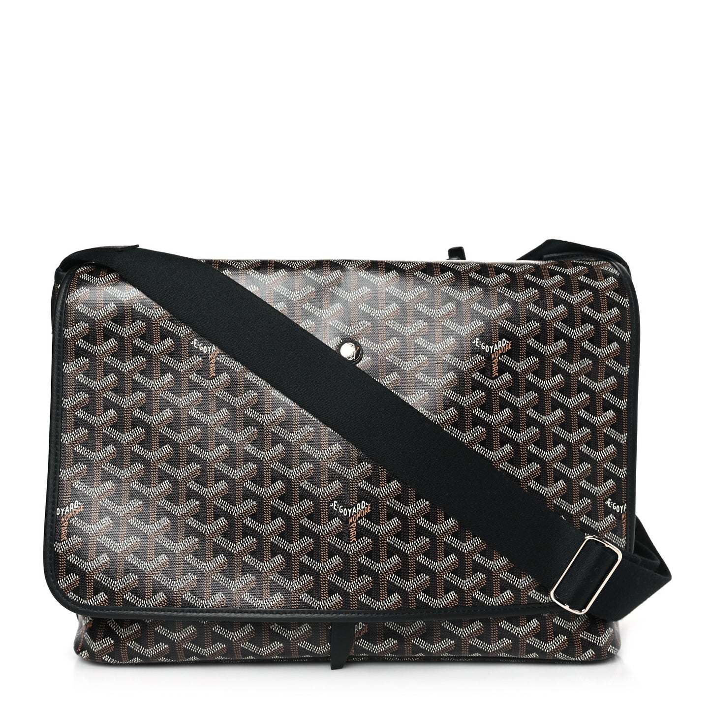 Goyardine Capetien Messenger Bag Black