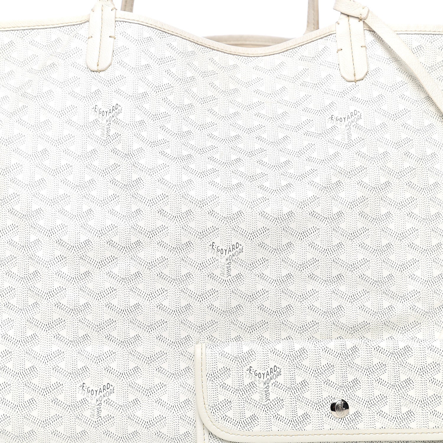 Goyard Goyardine Saint Louis GM White 12 of 15