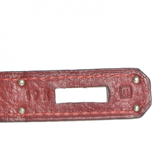 Taurillon Clemence Birkin 30 Rouge H