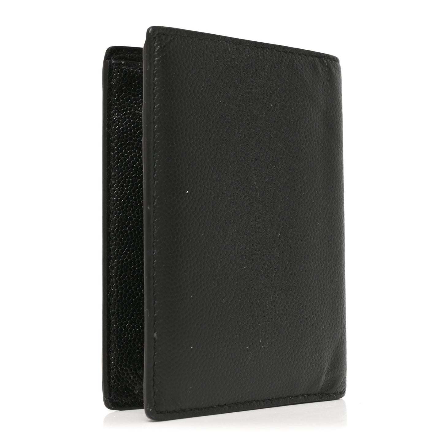 Grain De Poudre Monogram Bi-Fold Wallet Black