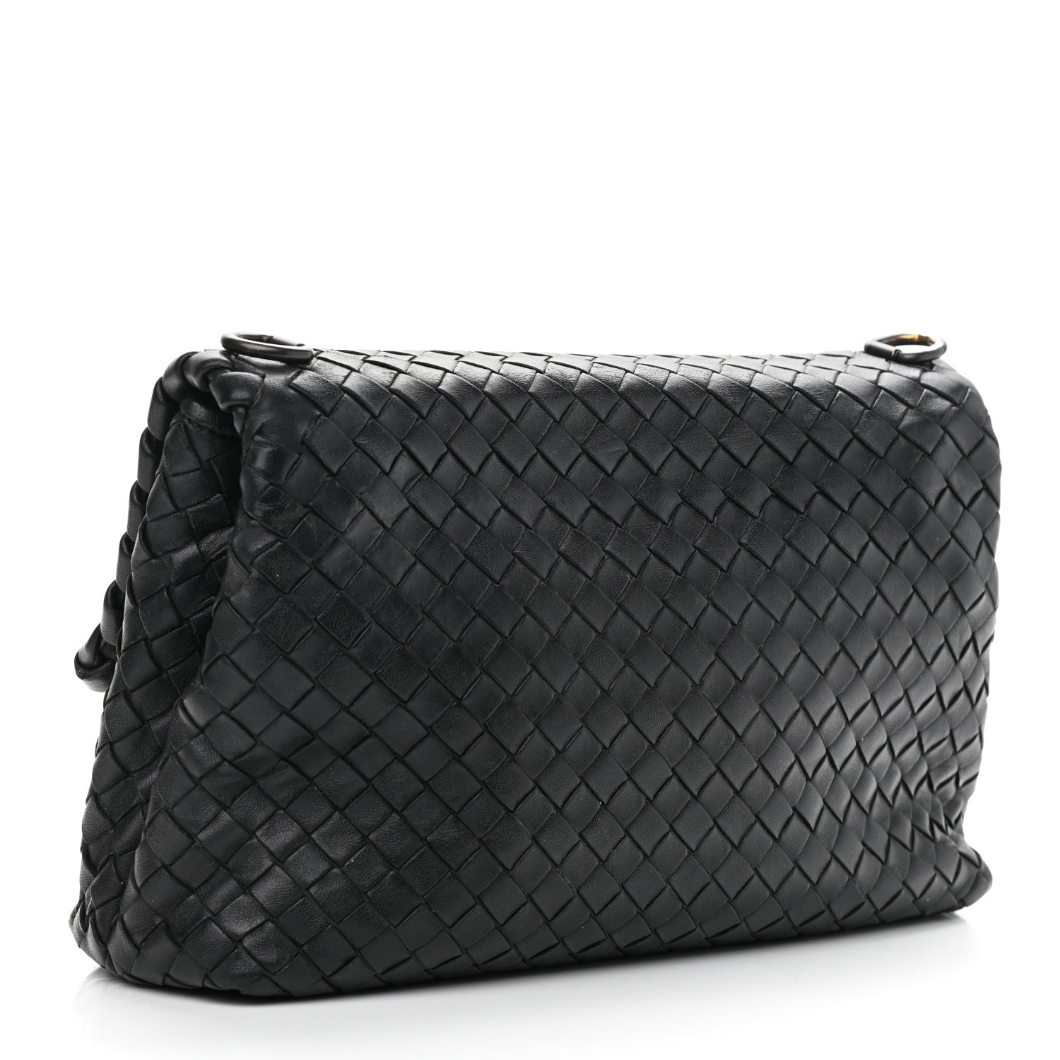 Bottega Veneta Nappa Intrecciato Small Olimpia Bag Black 2 of 9