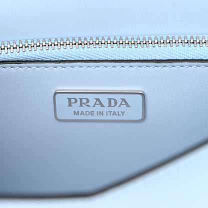 Prada Spazzolato Flap Slide Chain Shoulder Bag Celeste 6 of 11