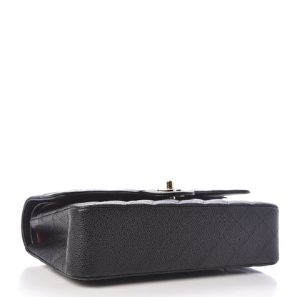 Chanel Caviar Quilted Medium Double Flap Black 4 of 10